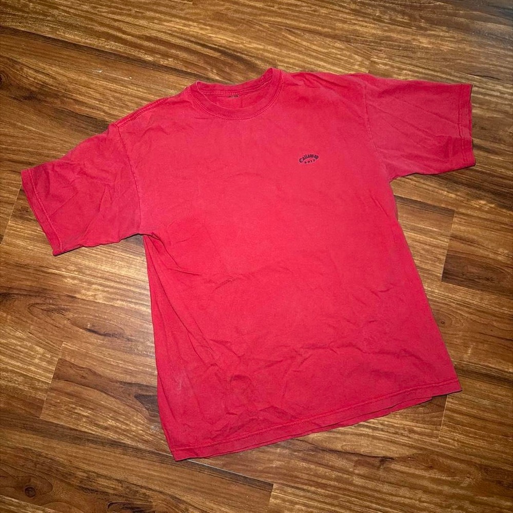 Red vintage 2000's Callaway golf tee